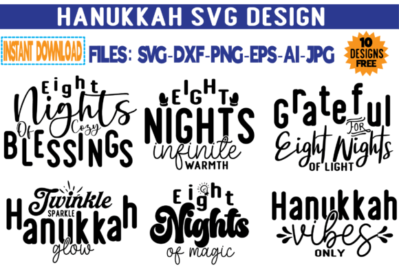 A Designer's Take on the Hanukkah SVG Bundle for Embroidery