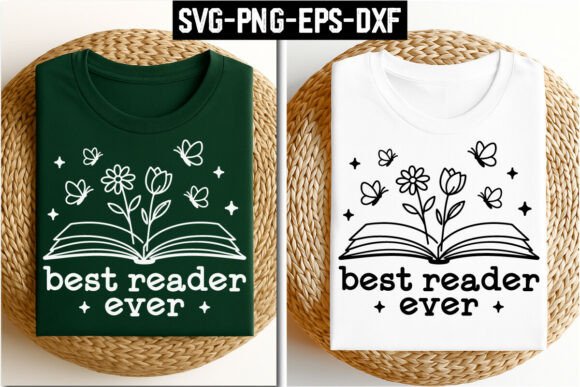 Best Reader Ever: A Charming Embroidery Design