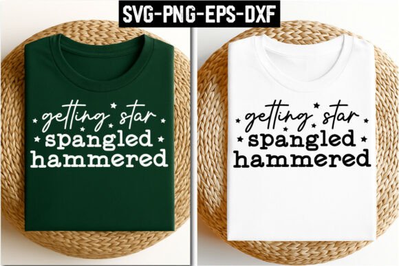 Getting Star Spangled Hammered SVG for T-Shirt Designs