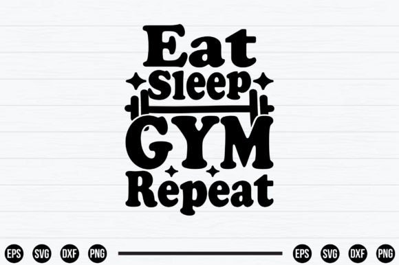 Gym SVG Typography T Shirt Design for Creative Crafts and Graphics