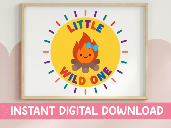 Little Wild One Campfire Kids SVG PNG Review