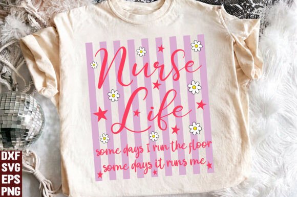 Nurse Life SVG: A Charming Retro Design