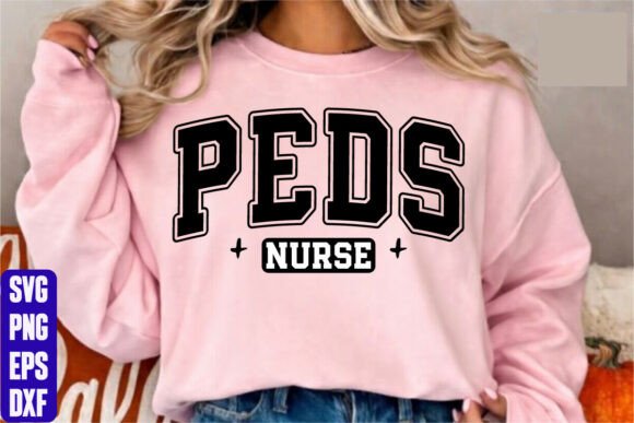PEDS Nurse Graphics: A Versatile T-Shirt Design for Local Brands