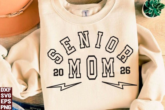Senior Mom 2026 SVG: A Graduation Embroidery Design